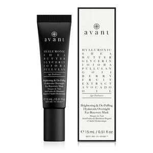 Brightening & De-Puffing Hyaluronic Overnight Eye Recovery Mask